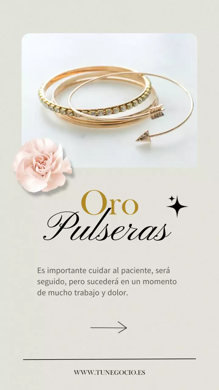 Beige y oro elegante Regalos exclusivos de joyería para mamá promoción