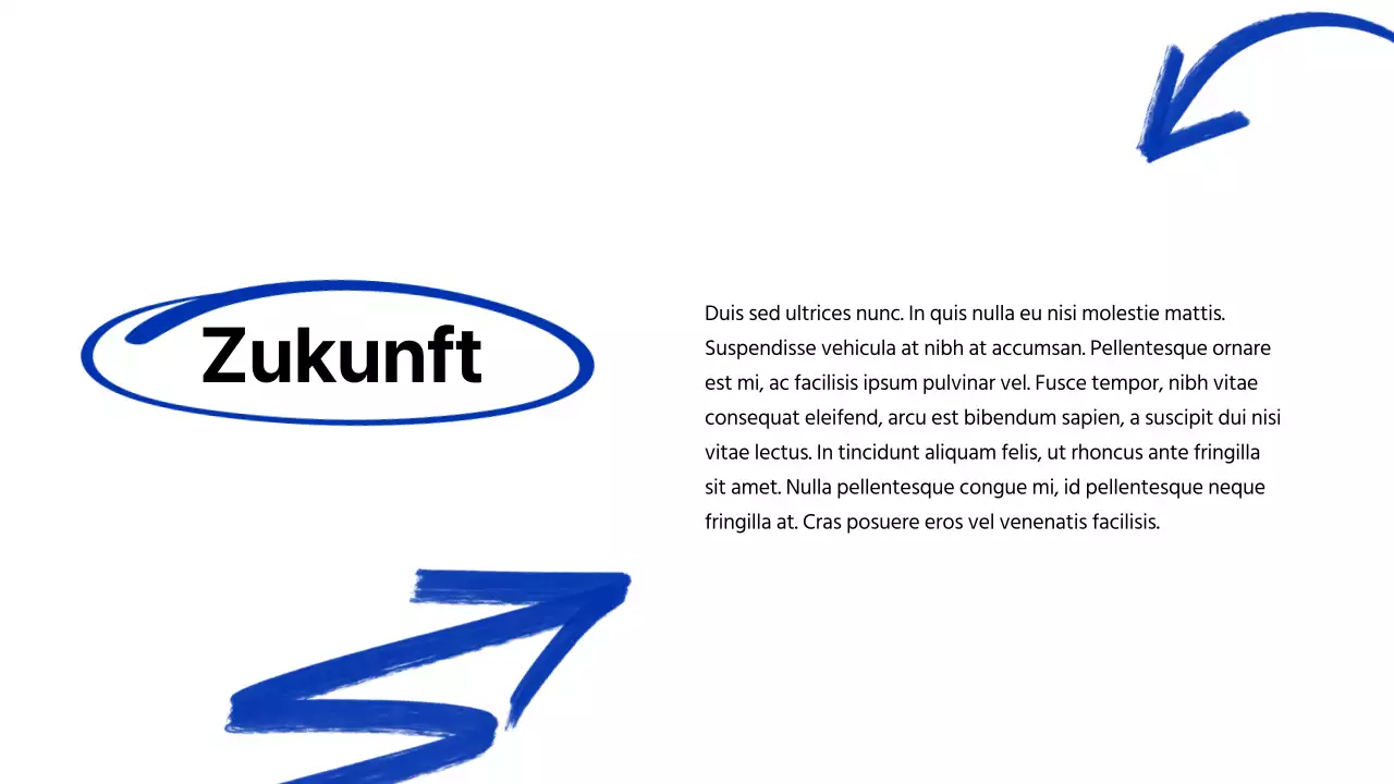 Blue Modern Marker Unternehmen Einführung