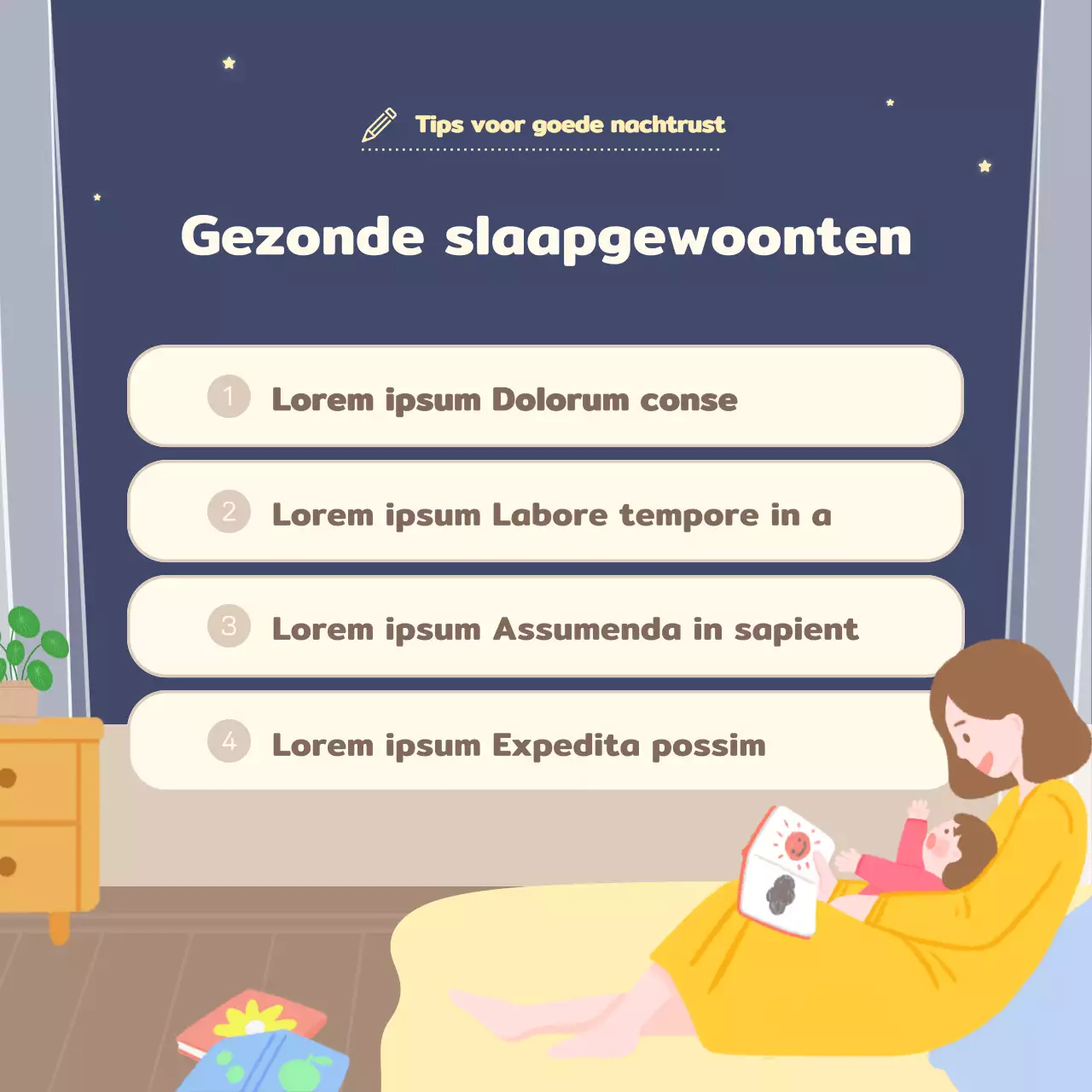 Ouderschapstips in lichtblauw