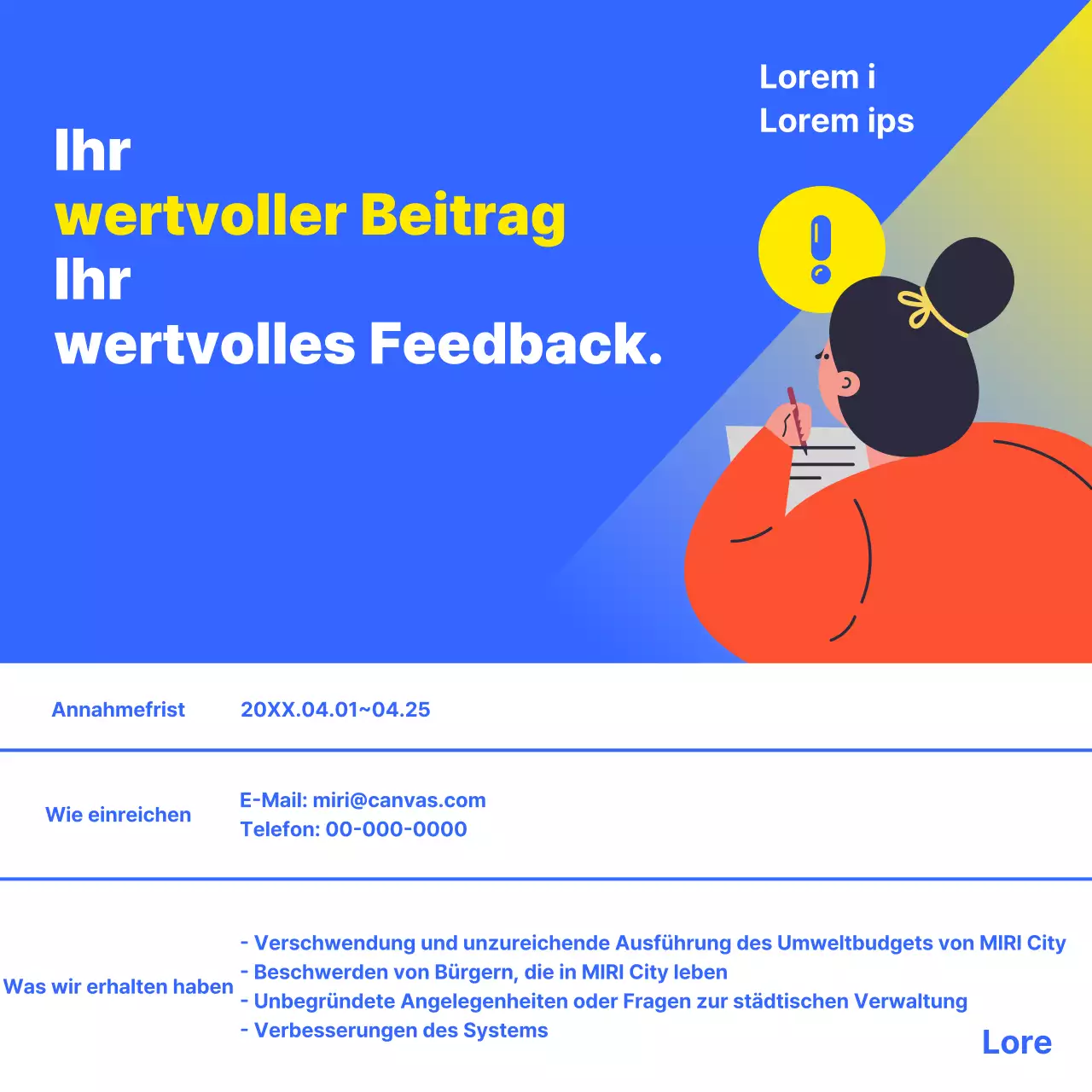 Förderung einer einfachen blauen Prüfung der öffentlichen Verwaltung