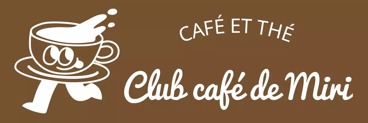 Tablier de barista en marron chaud et blanc avec un mignon symbole de tasse de café et un logo textuel d'inspiration vintage Tablier de barista pour les employés de café