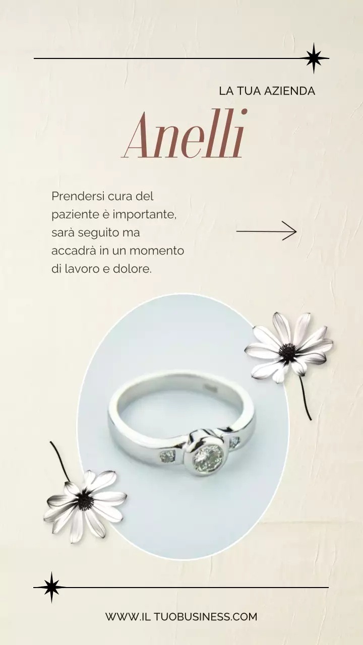 Beige e marrone elegante Regali esclusivi di gioielli per la mamma promozione