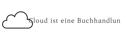 Emotionale und einfache Buchhandlung mit Wolkenillustrationen und Serifenschriften