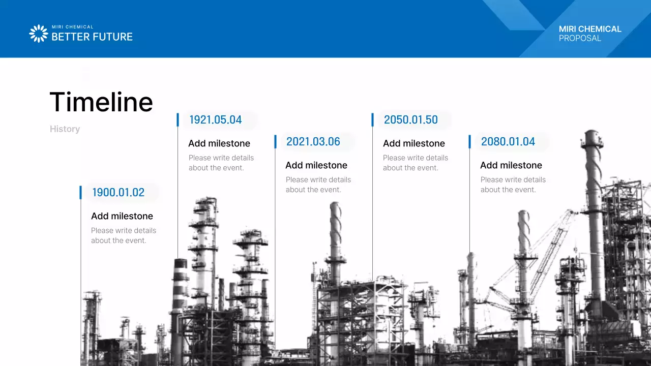 블루 모던 비즈니스 제안 프레젠테이션