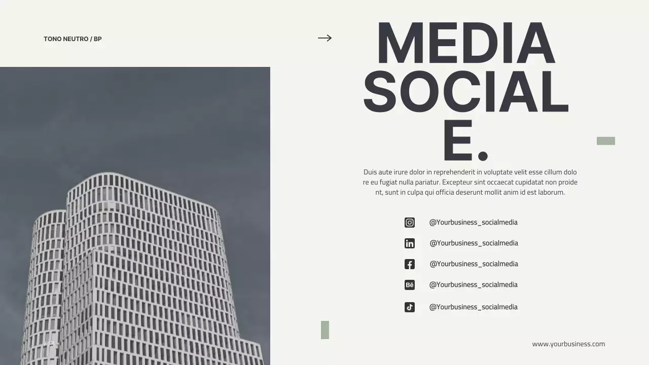 Beige Minimal Modern Profile Introduzione aziendale