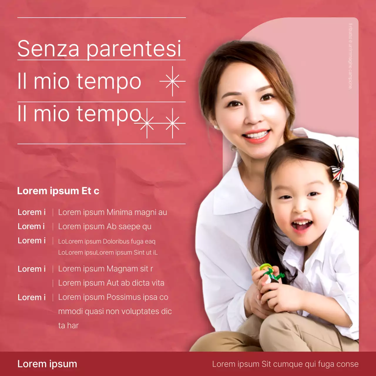 Una guida alla moderna assistenza all'infanzia in rosa e bianco