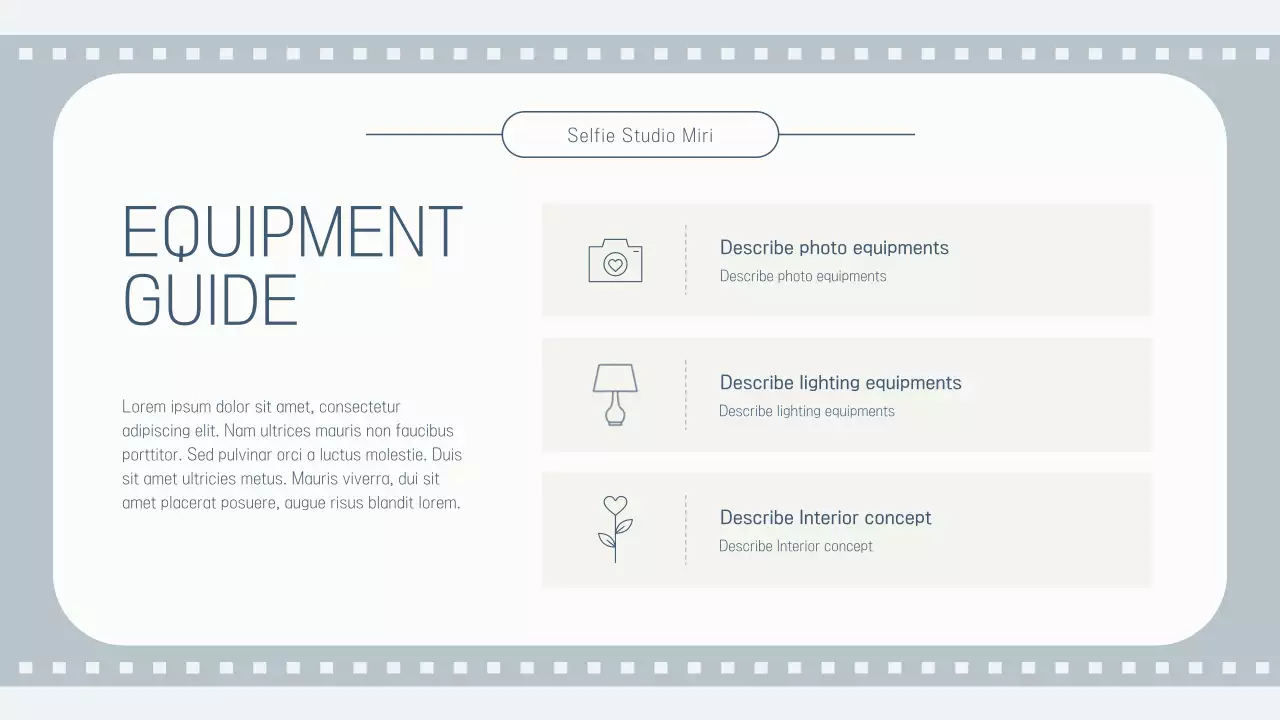 Grey Modern Studio Guide Presentation