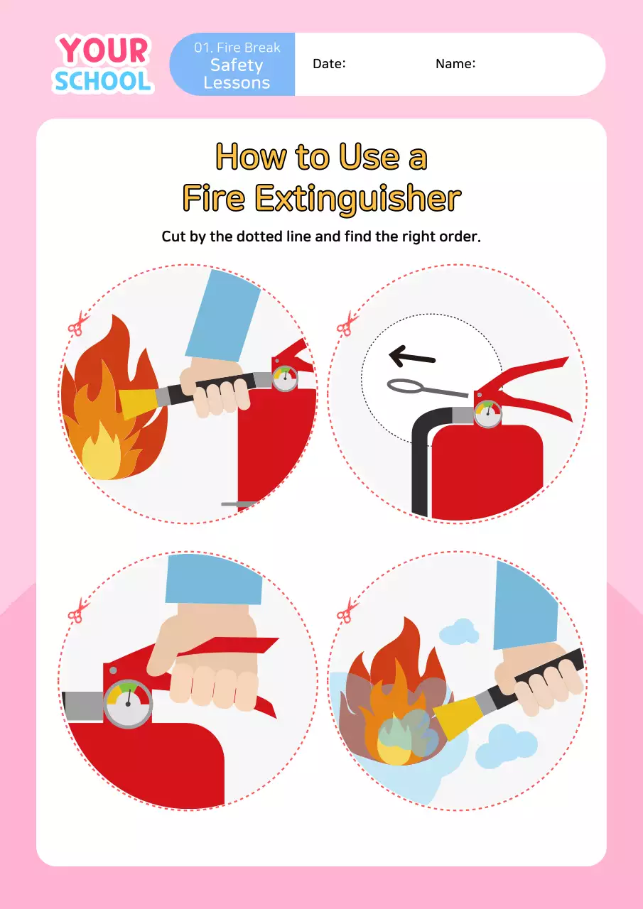 Pink Simple Safety Guide