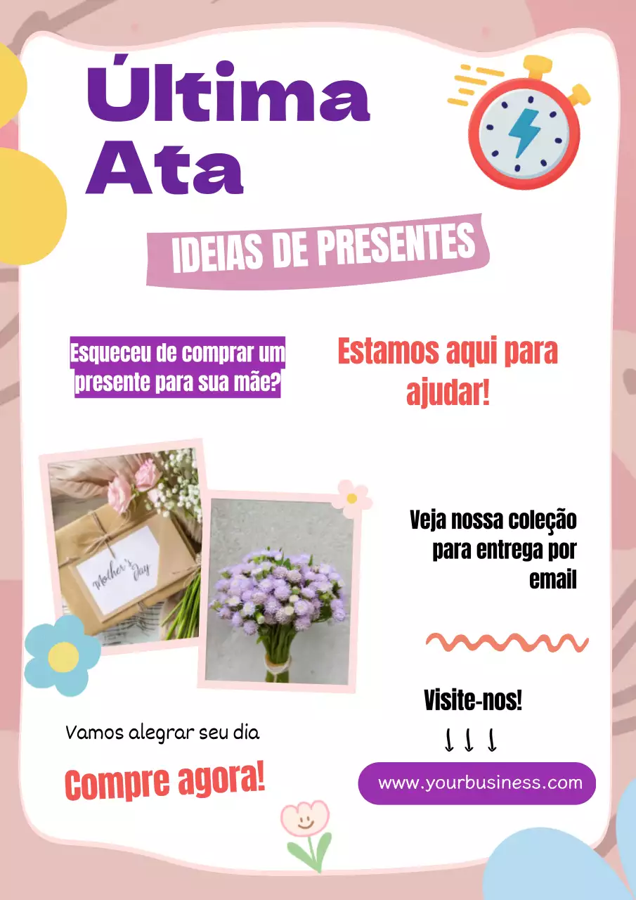 Promoção de ideias simples e cor-de-rosa para prendas do Dia da Mãe