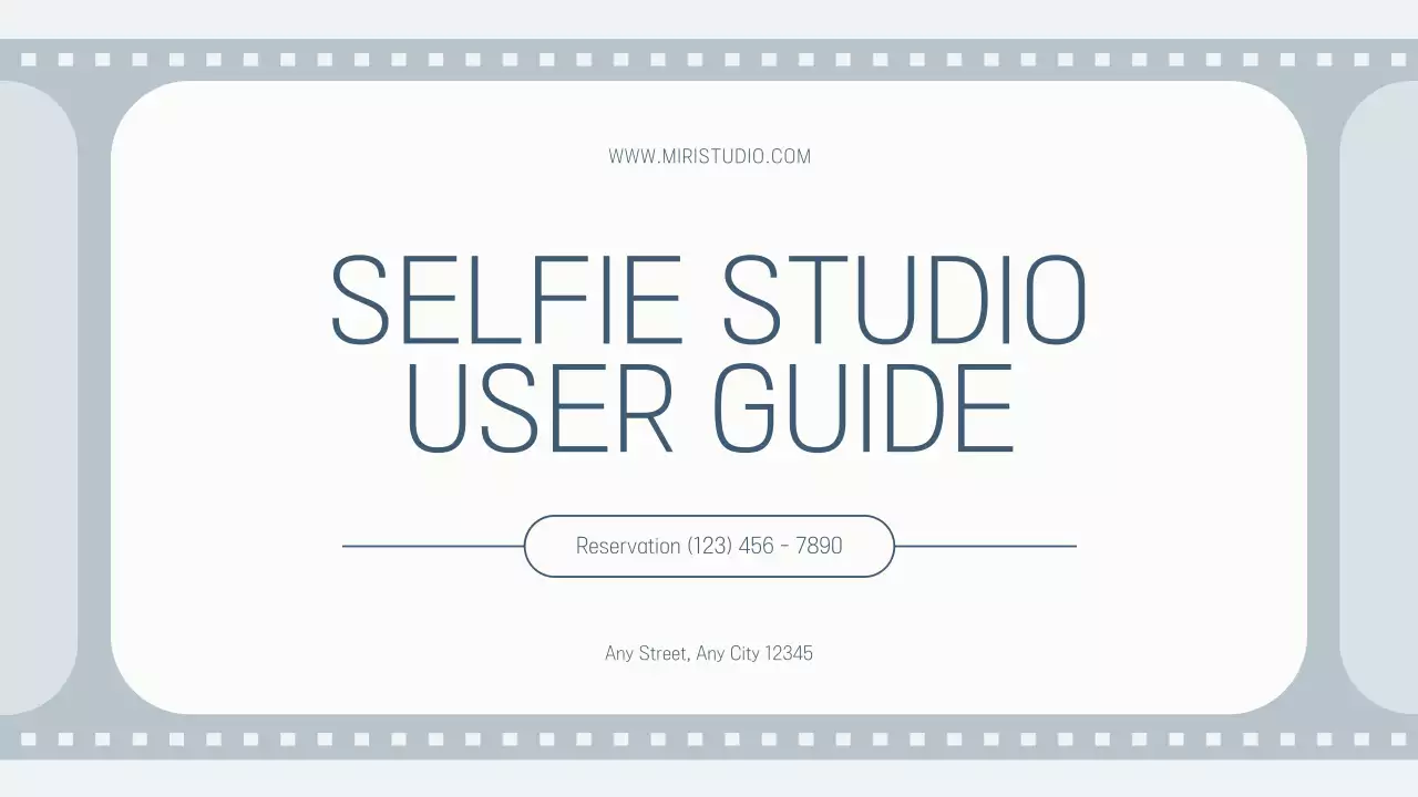 Grey Modern Studio Guide Presentation