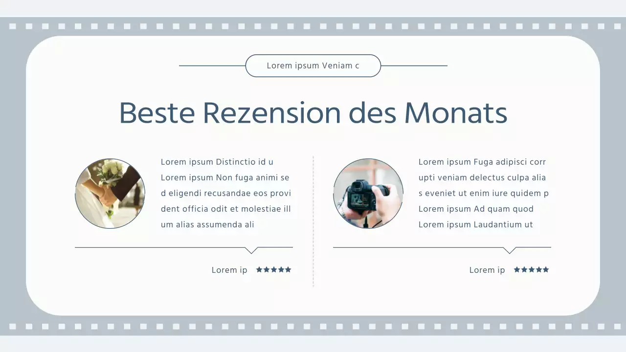 Ein einfaches Selfie-Studio in Grau und Hellblau