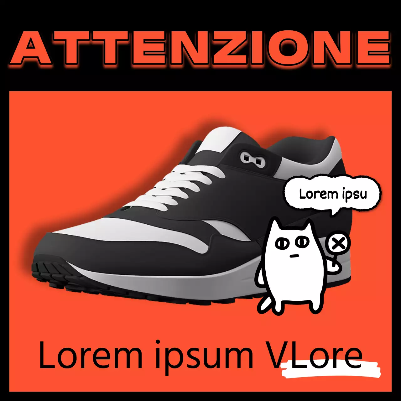 Avvisi di penalità evidenziati in rosso e nero