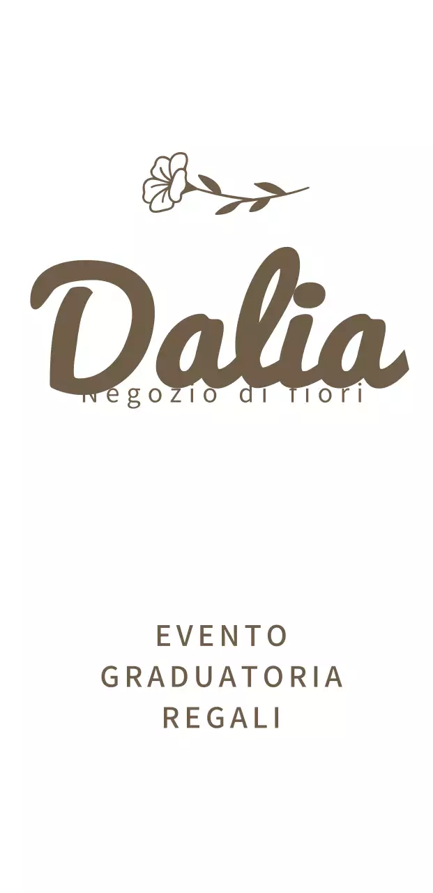 Design della segnaletica con icone dei social media in alfabeto corsivo inglese logo del negozio di fiori