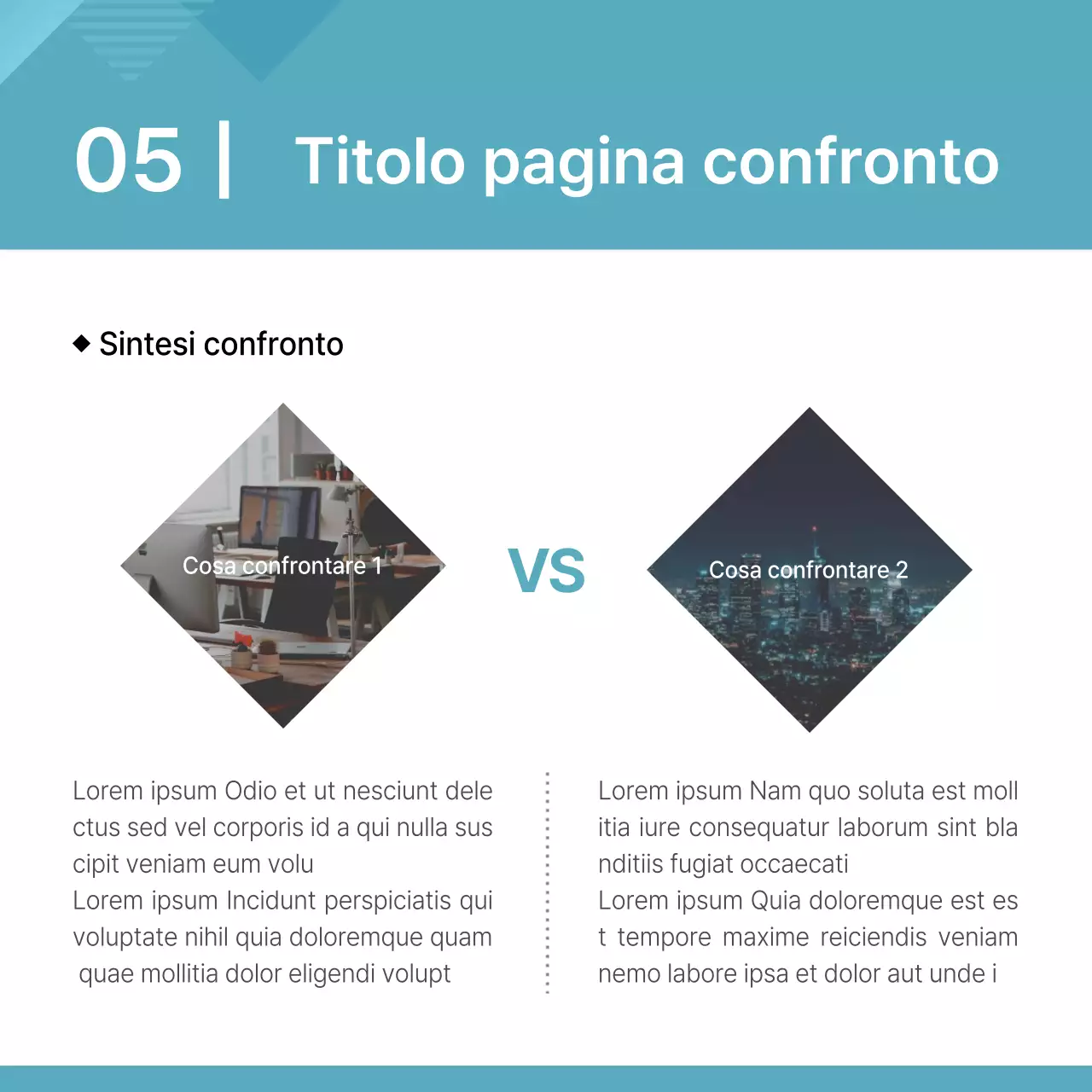 Un piano strategico aziendale semplice e color menta