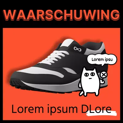 Rood en zwart gemarkeerde boetes