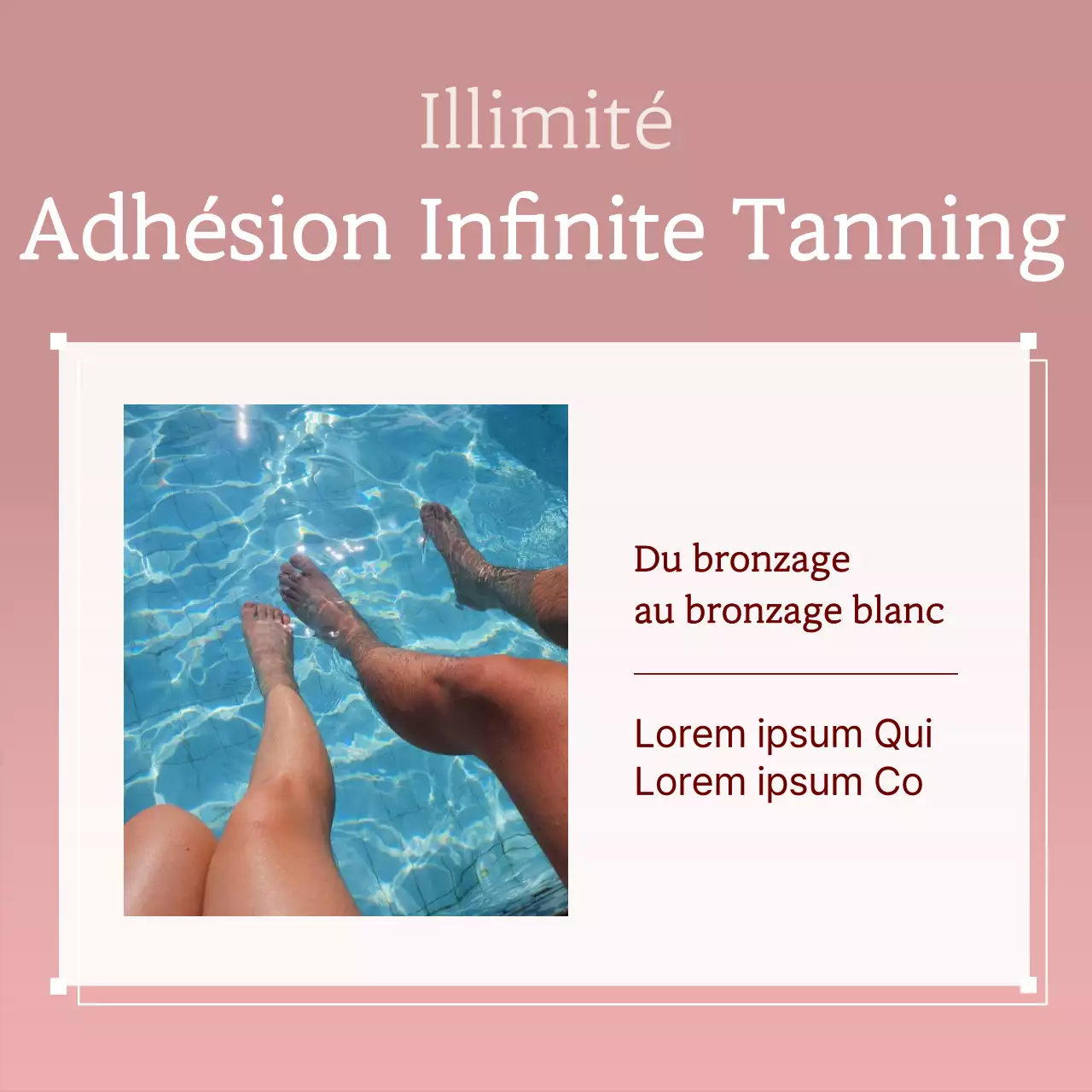 Blanc et rouge Style de base Paquet de procédure post