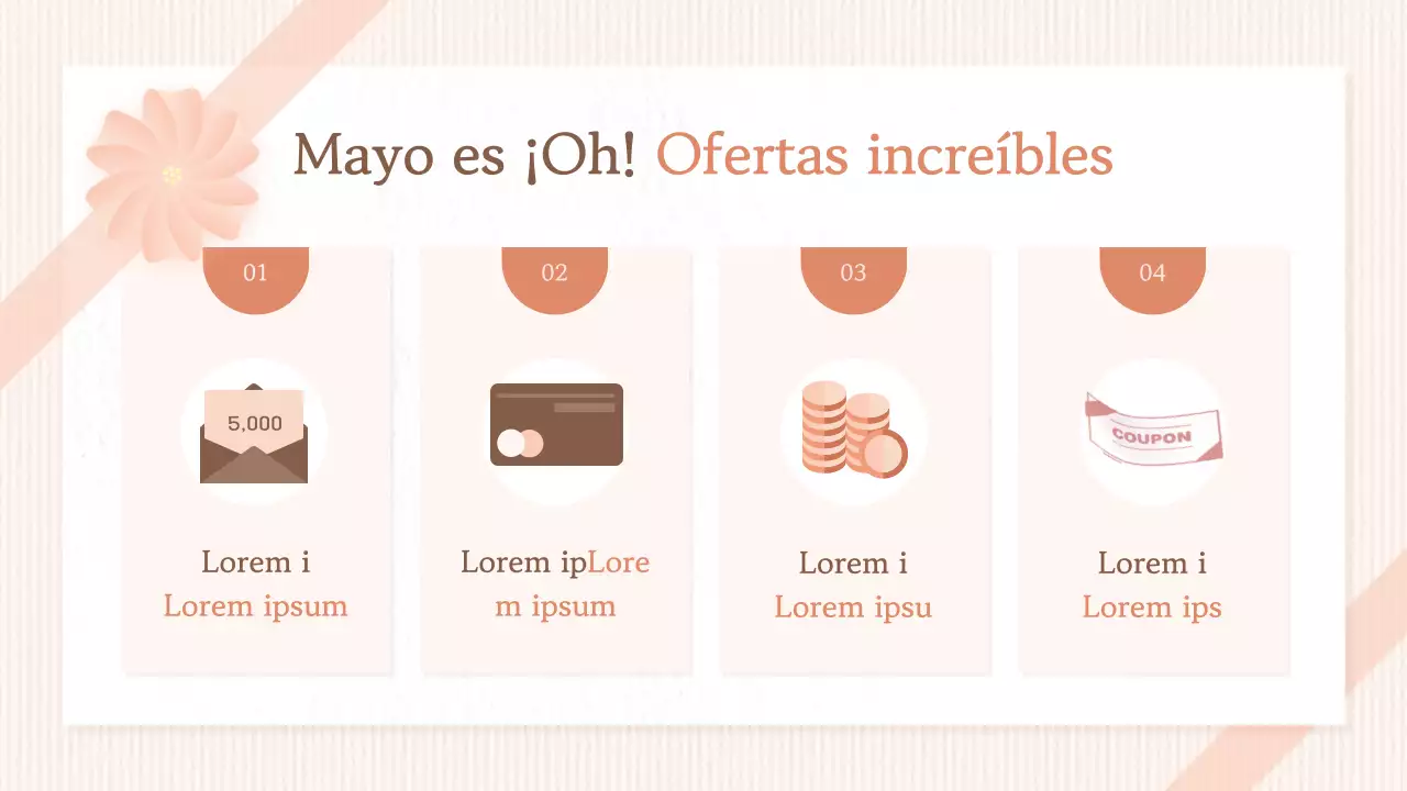 Promueva un moderno expositor naranja del Mes de la Historia Familiar