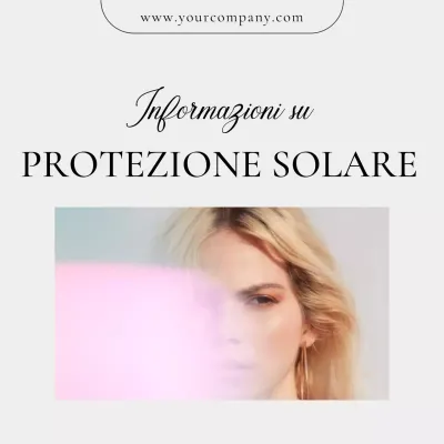 Promozione bellezza moderna grigio e rosa