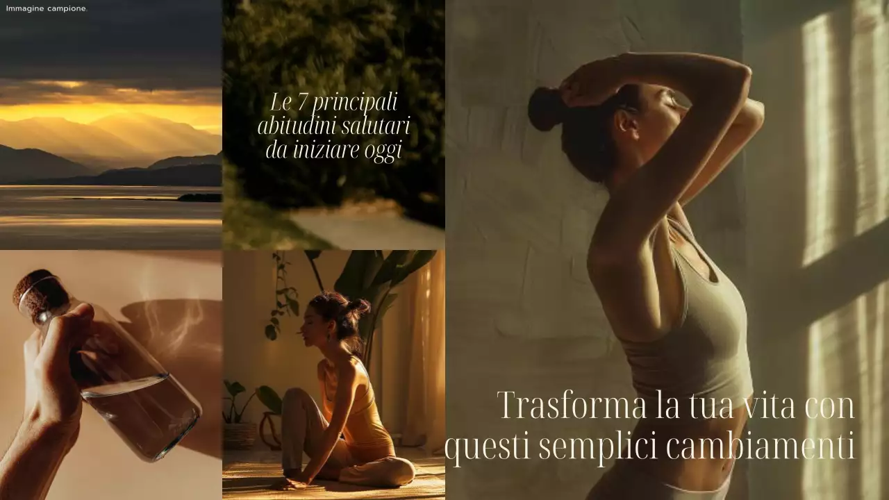 Beige e bianco Trendy Sana Estetica Stile di vita Vlog Promozione