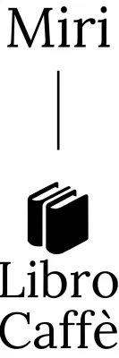 Book café con illustrazioni di libri sentimentali in serif