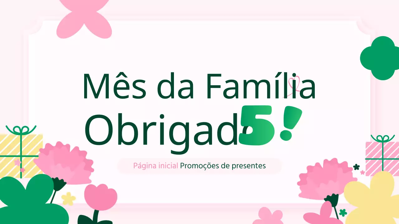 Agenda promocional cor-de-rosa para oferta de um mês para a casa