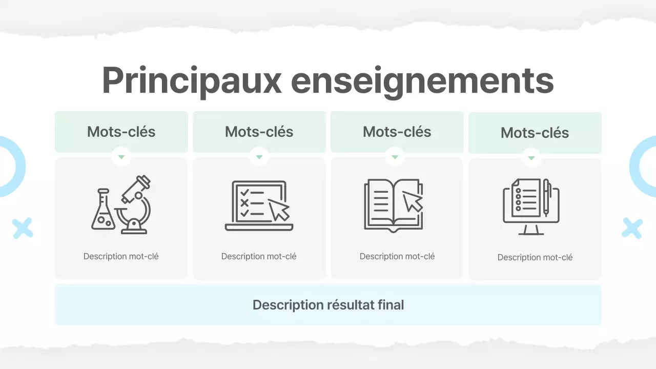 Matériel scolaire de base en jaune et vert
