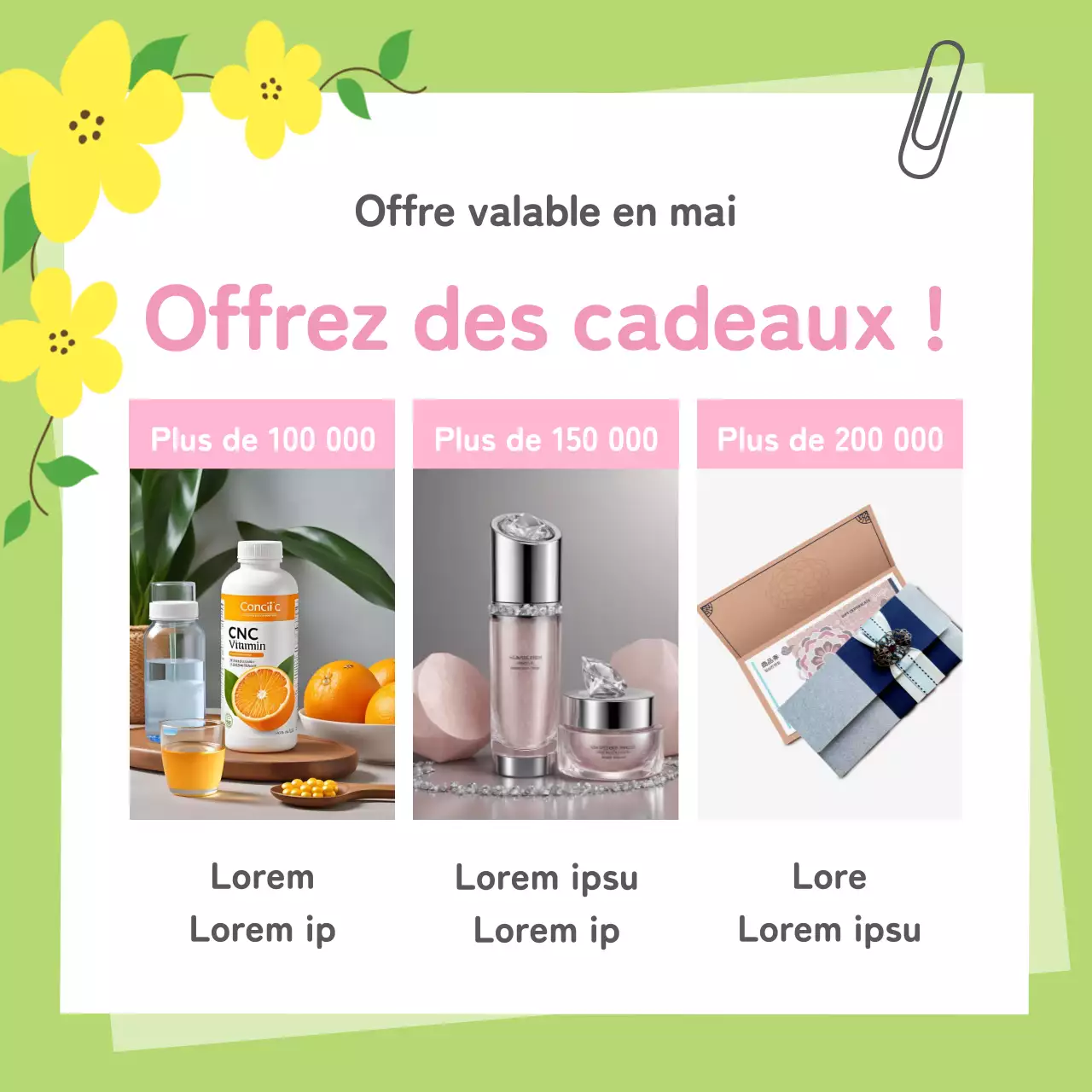 Promouvoir un mois de la famille tropicale en rose