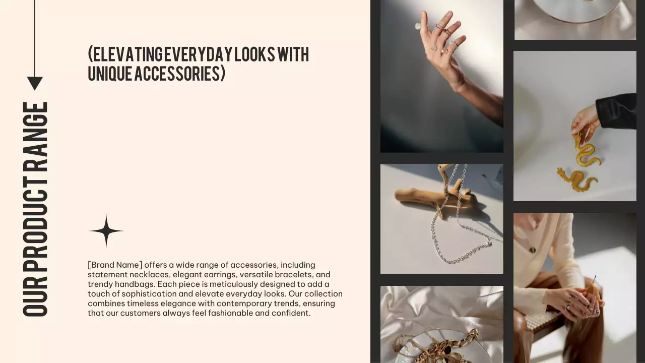 Beige Modern Fashion Promotion Presentation