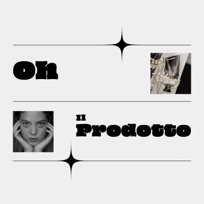 Presentazione dei prodotti di tendenza grigi