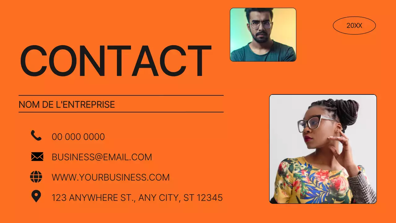 Profil d'entreprise Lime Orange Bold Introduction