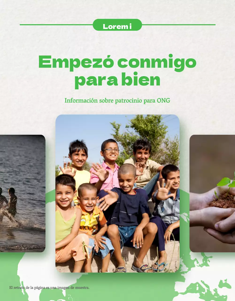 Promover patrocinios en tendencia con verde y beige