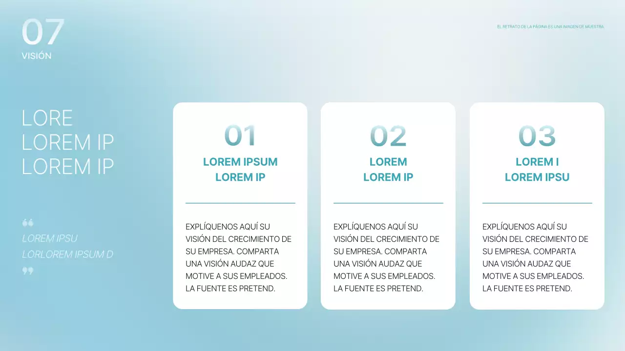 Una lujosa presentación para eventos corporativos en menta y azul claro