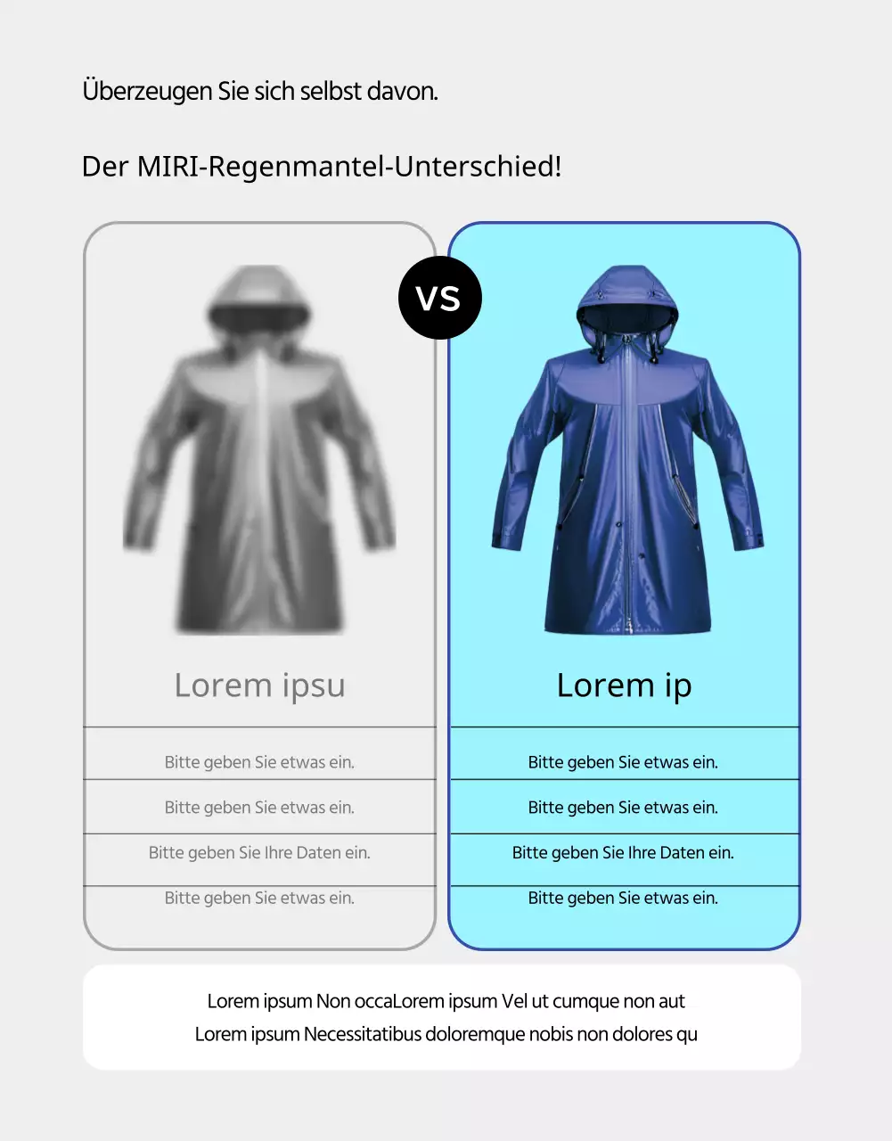 Über den schwarz-blauen Regenmanteltrend für die regnerische Jahreszeit