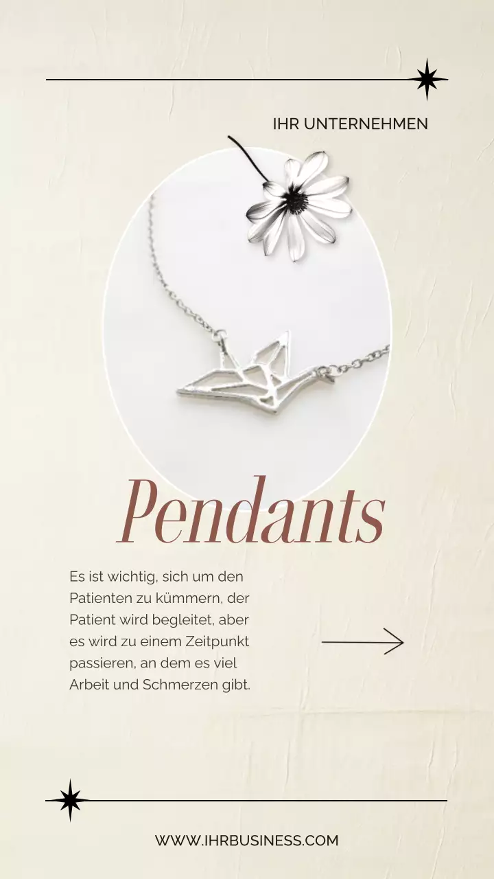 Beige und Braun elegant Exklusive Schmuck Geschenke für Mama Aktion