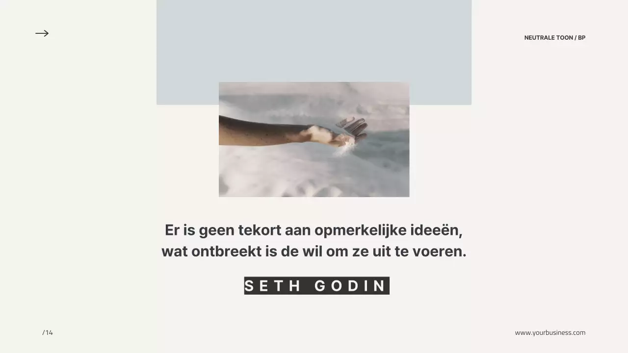 Beige Minimal Modern Profiel Bedrijfs Introductie