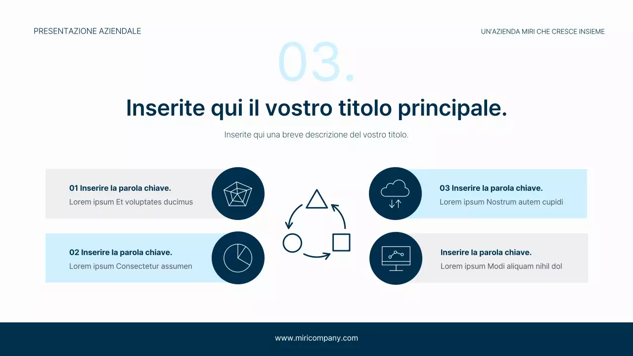 Una semplice carta intestata in blu navy e azzurro per la vostra attività.