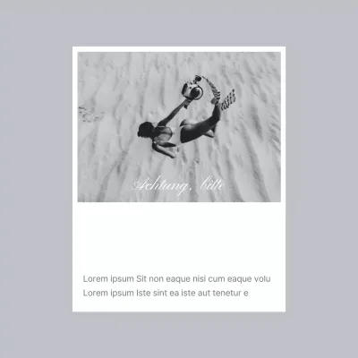 Ankündigung eines trendigen Social Media Marketing Feeds in Weiß und Grau