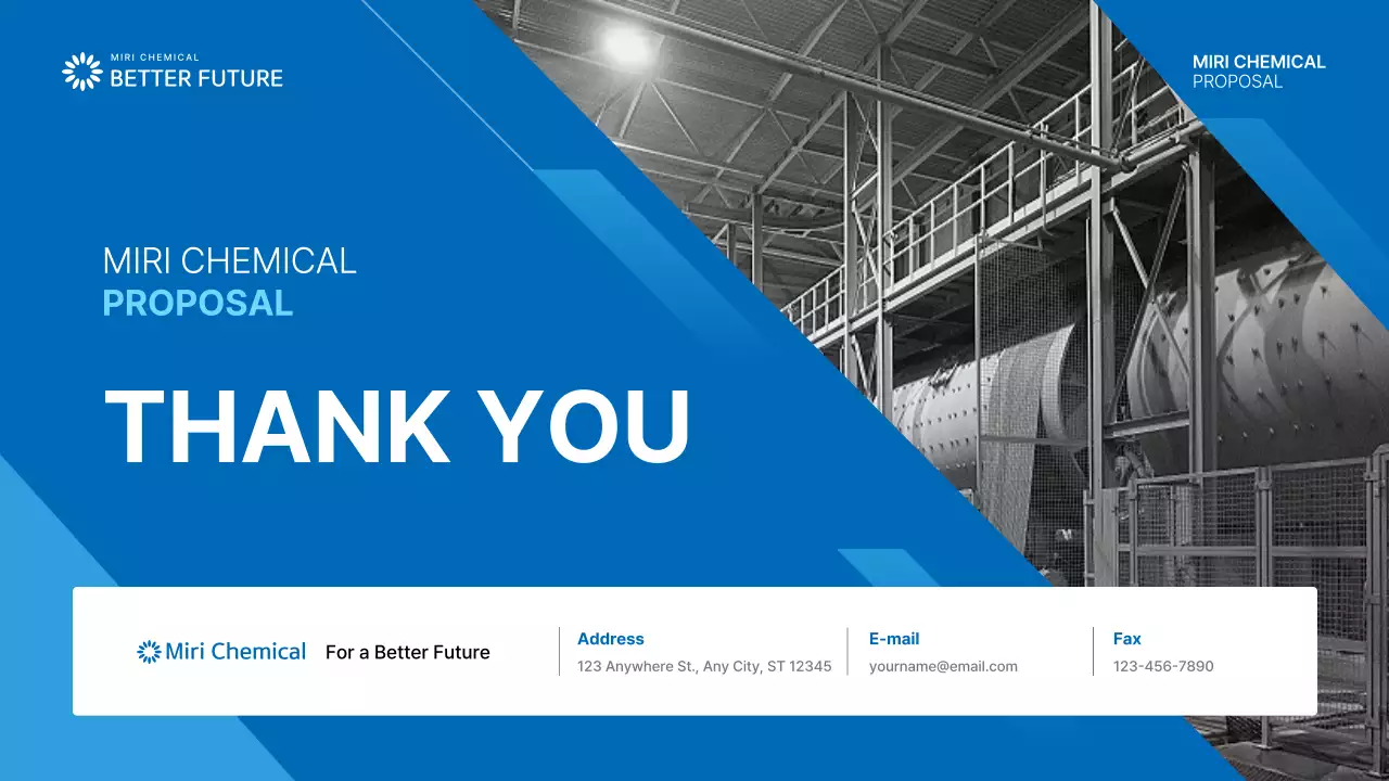 블루 모던 비즈니스 제안 프레젠테이션