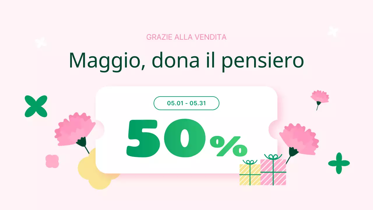 Rosa Casa Mese Regalo Promozione Planner
