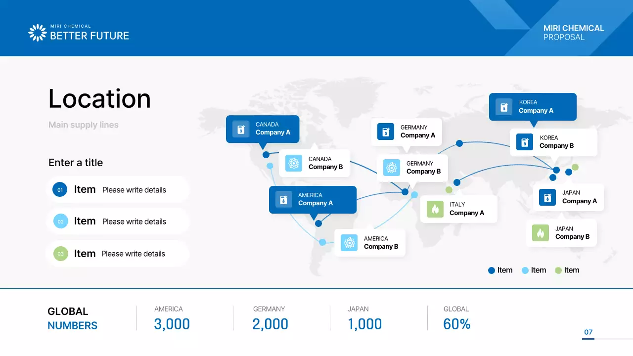 블루 모던 비즈니스 제안 프레젠테이션