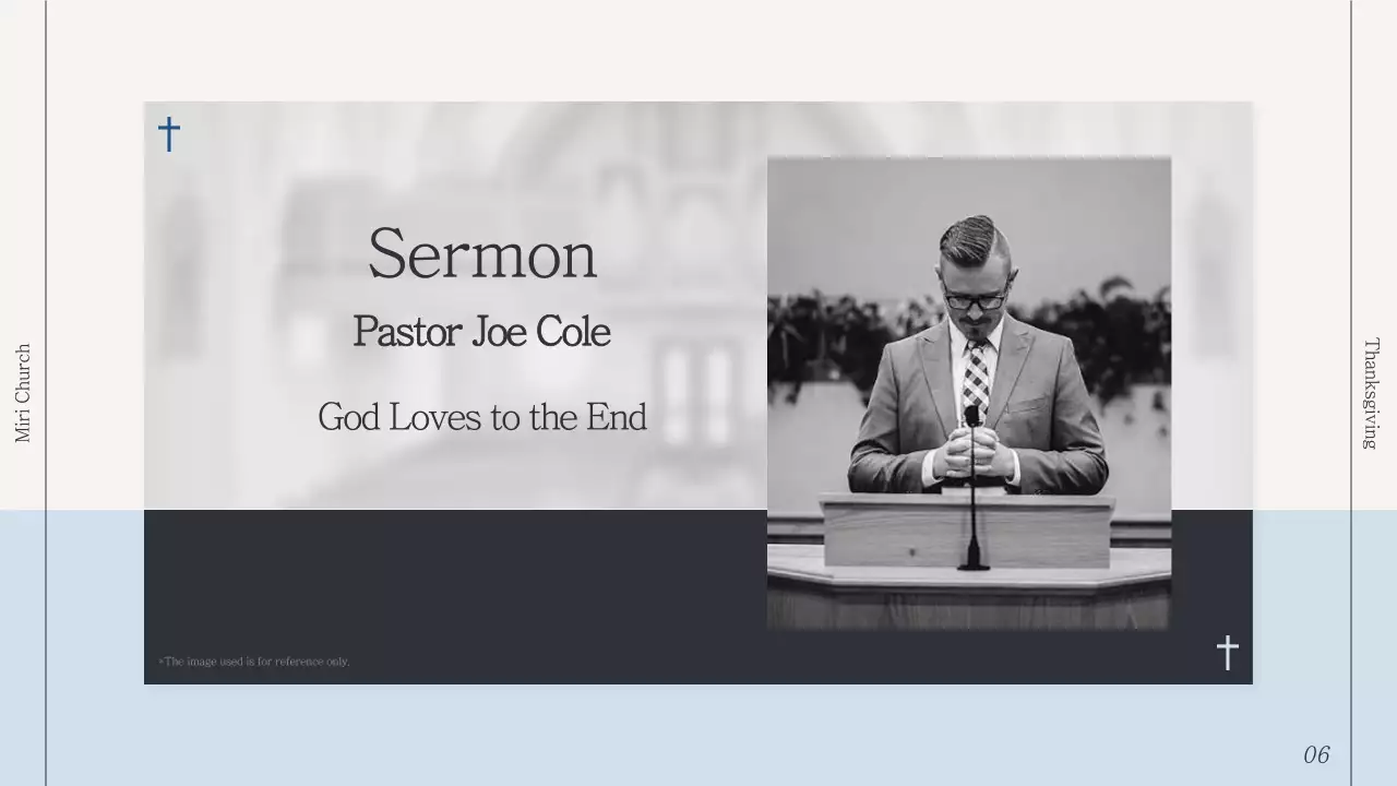 Black Traditional Church Announcement Presentation