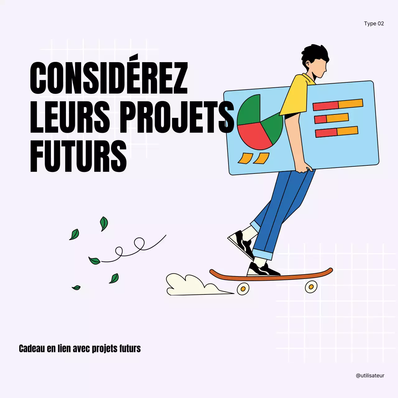 Lilas Noir Moderne Trouver le cadeau de fin d'études idéal Conseils Promotion