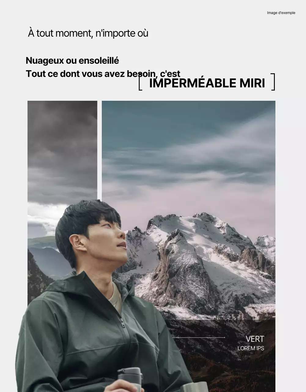 La tendance des imperméables noirs et bleus pour la saison des pluies