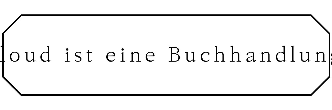 Eine einfache, emotionale Buchhandlung mit achteckigen Rahmen und Serifenschriften