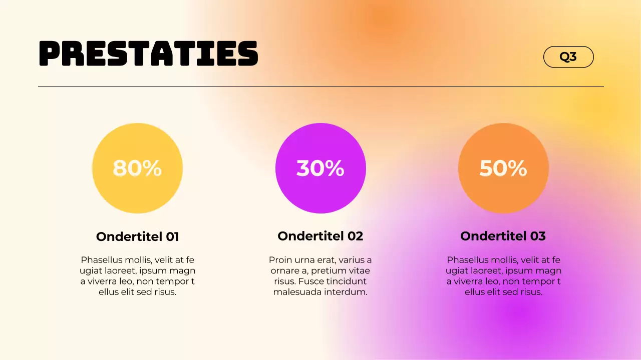 Paars eenvoudig verlooprapport