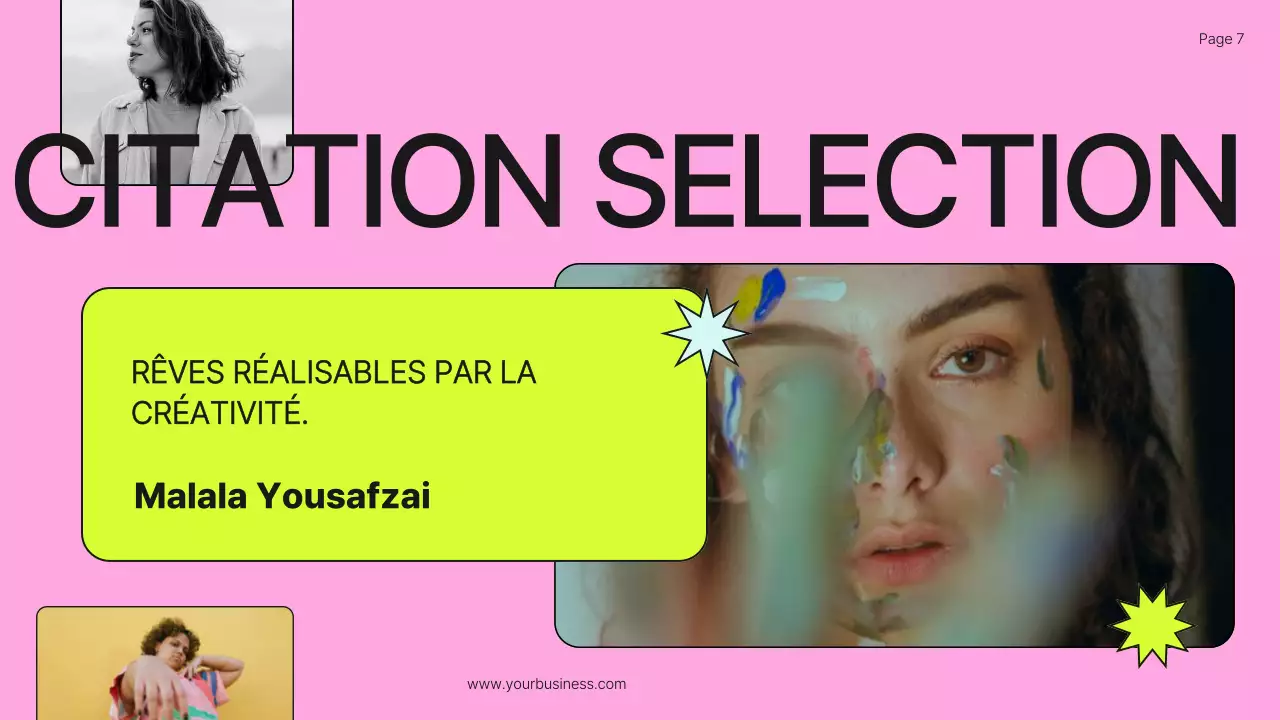 Profil d'entreprise Lime Orange Bold Introduction