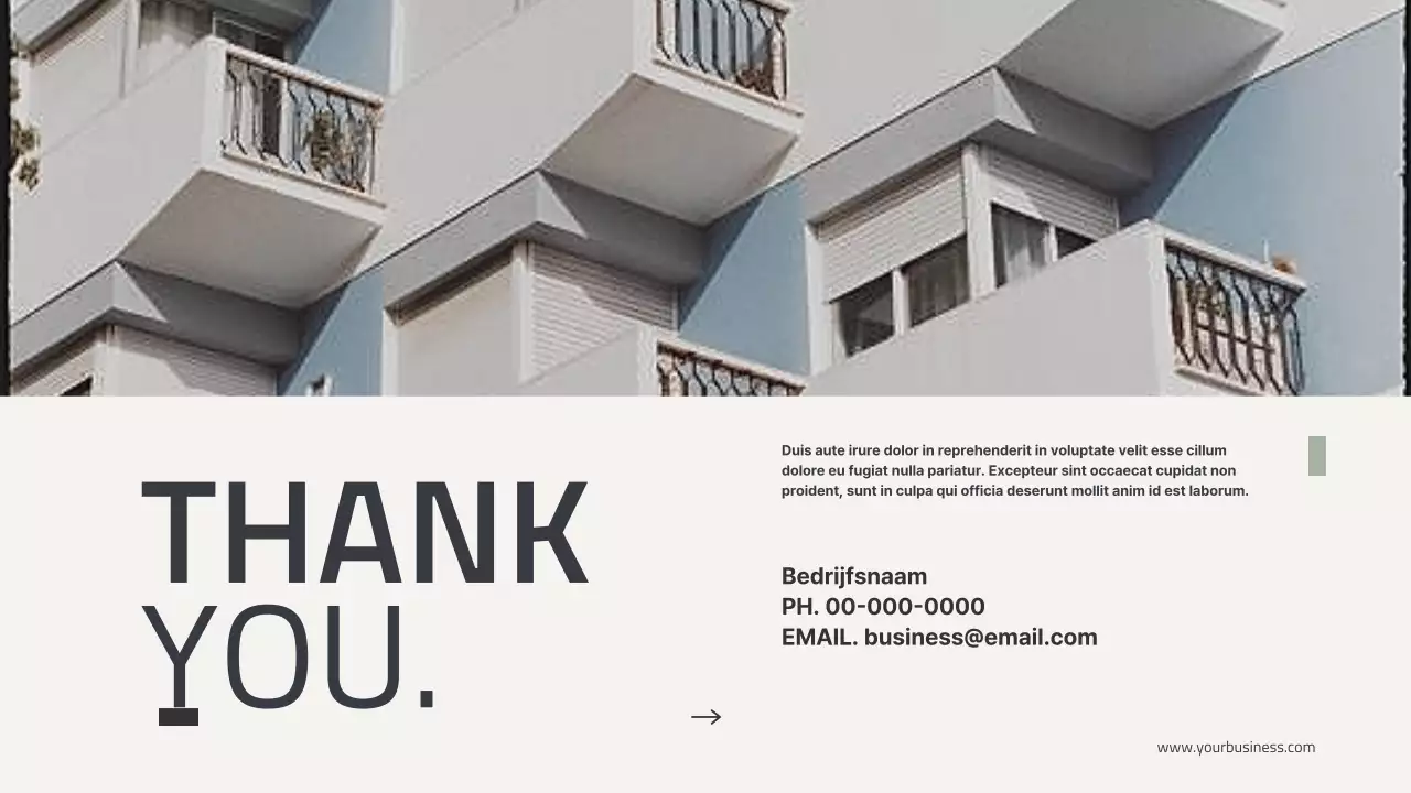 Beige Minimal Modern Profiel Bedrijfs Introductie