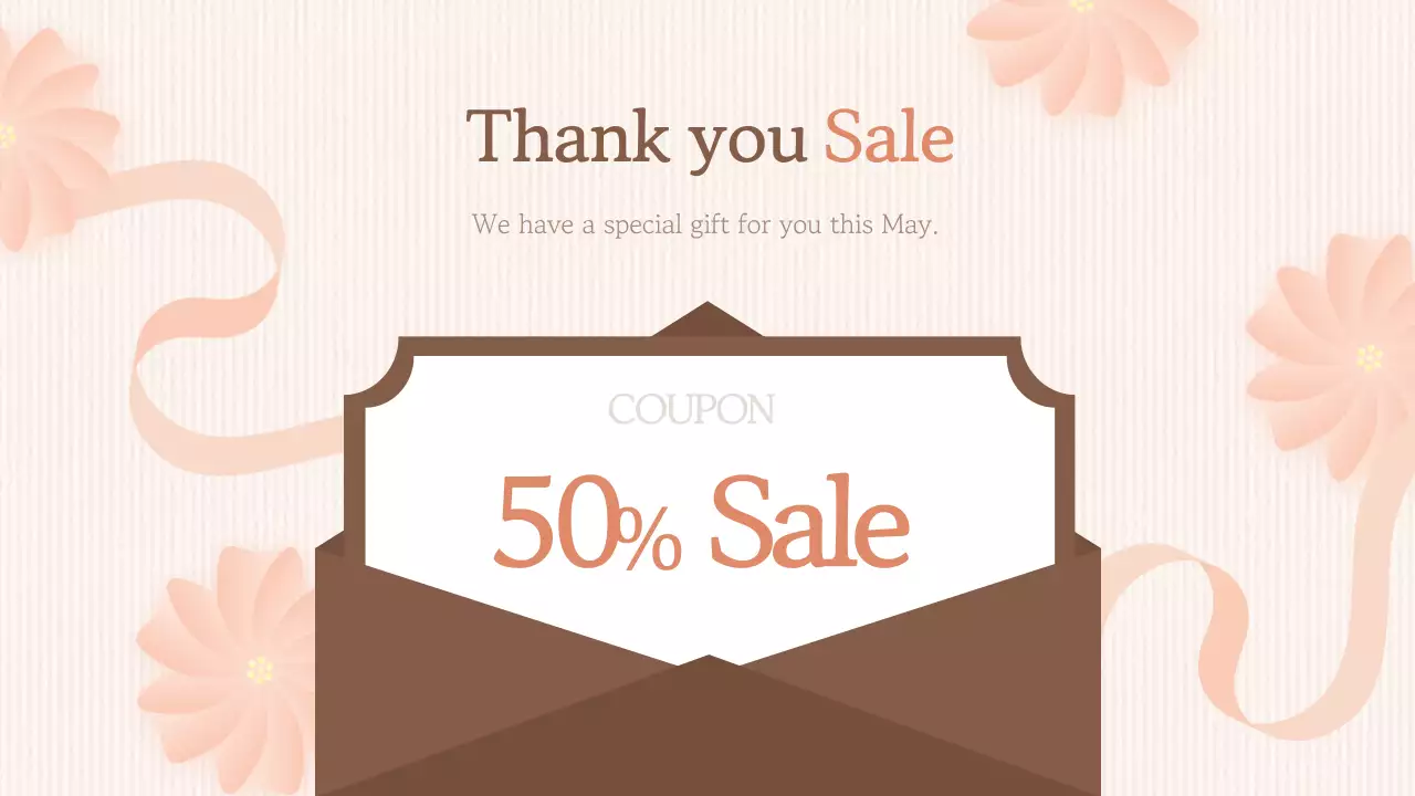 Peach Elegant Family Promotion Presentation