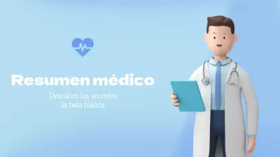 Vídeo azul de conocimientos médicos mínimos