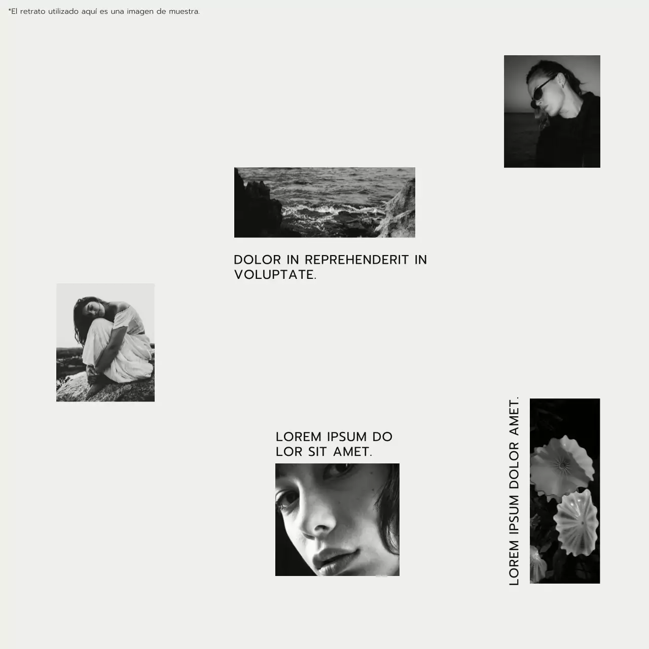 Beige y Negro Tendencia Photo Collage Estética Lifestyle Blog Promoción